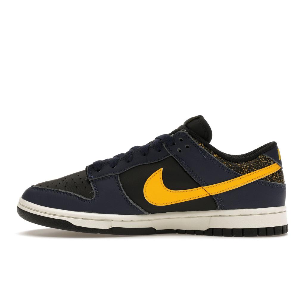 Nike Мужские кроссовки Dunk Low Vintage Michigan Blue Black Tour-Yellow FZ4014-010
