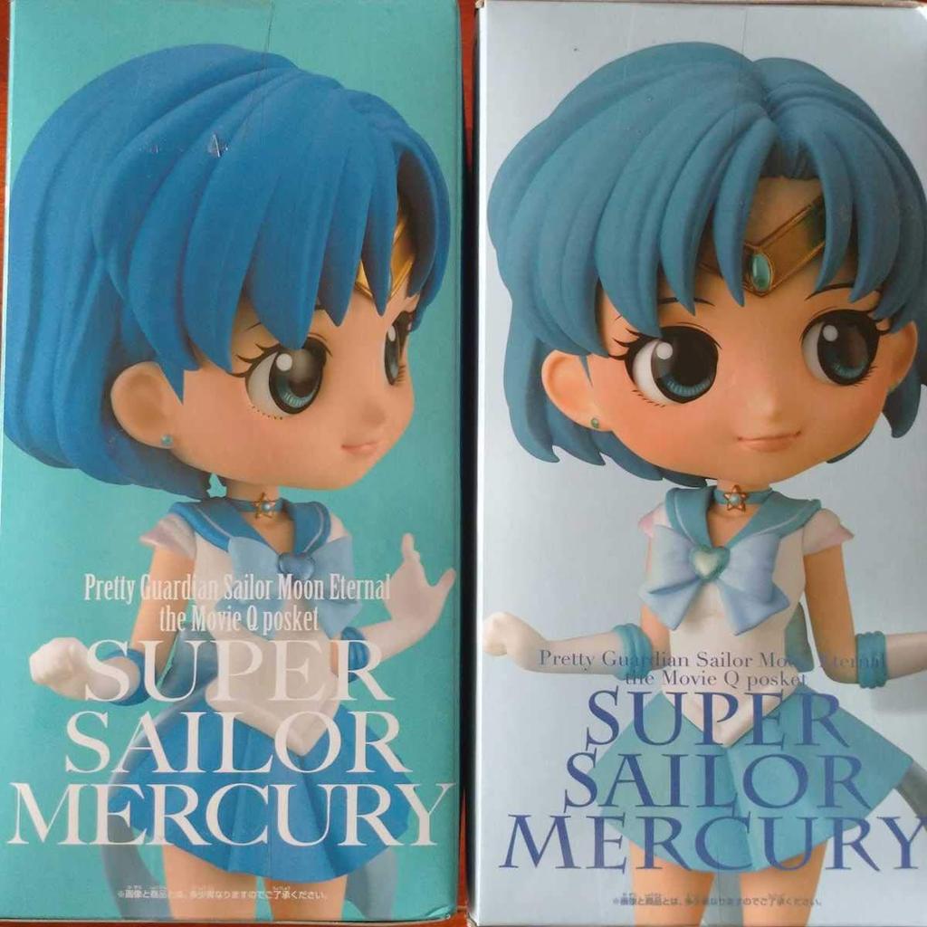 Все 2 типа Версия из фильма Sailor Moon Eternal Q posket SUPER SAILOR MERCURY Sailor Mercury [Обычный/Пастельный]