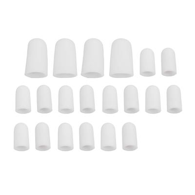 10 пар силиконовых регулируемых накладок на пальцы ног для снятия боли при вросших ногтях и мозолях