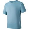 Comfortable Lightweight Breathable Simple Casual Short Sleeve T-Shirt Men Tops Cloud-Blue 952527114-6