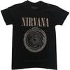 Мужская футболка Nirvana Vestibule приталенного кроя X-Large Черная Унисекс