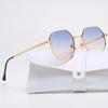 Design Fashion New Polygonal Metal Sunglasses Retro Ladies Spectacles Classic Trend Luxury Driving Use Travel Eye Spectacles Uv400