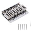 Guitar Bridge 6 String Top Loading Design Adjustable Electric Instrument Replacement PartsSilver for M00877