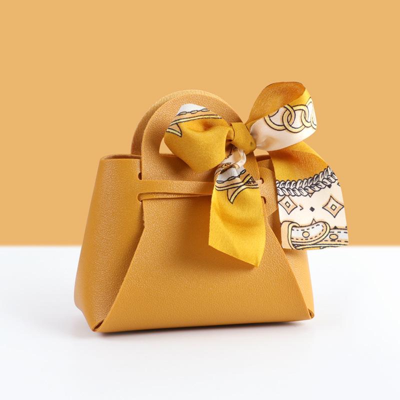 Korean Style Leather Candy Wedding Handbag and Gift Box