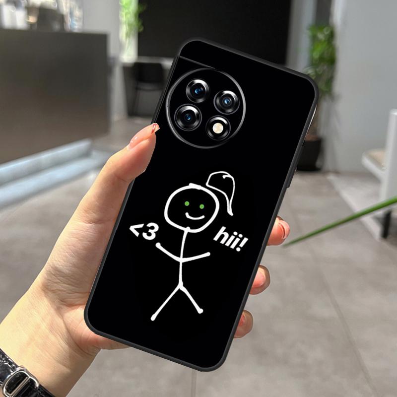 Мультяшный Человечек Чехол Для OnePlus Nord CE 5 2 3 4 Lite N20 N30 OnePlus 15 R 10T 12R 13R 13 12 11 10 Pro Чехол