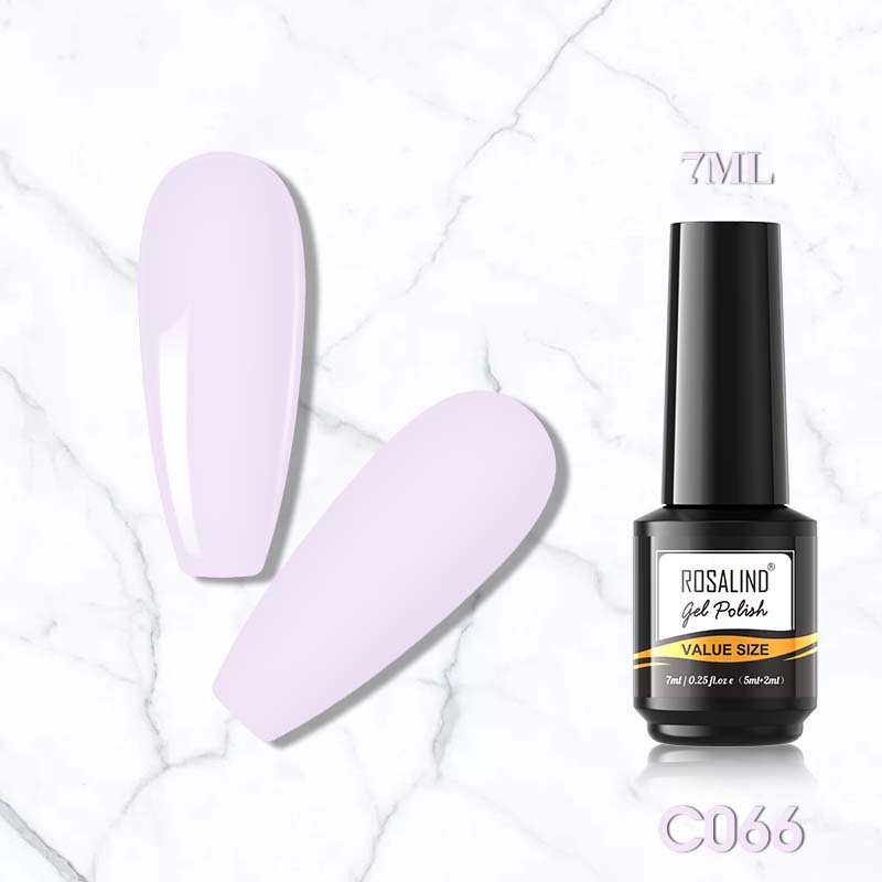 ROSALIND 7ml 59 Colors Manicure Semi Permanent Glitter Gel Nail Polish Long Lasting Top Base Gel UV LED Varnishe Fashion Nail Art