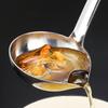 Stainless Steel Colander Spoon Soup Colander Kitchen Gravy Oil Soup Fat Separator Ladles Skimmer Spoon Soup Colander