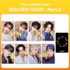 ATEEZ Новый 12-й мини-альбом GOLDEN HOUR : Часть 3 SW Специальная карта Хонджун Сонхва Открытки Юнхо Ёсан Сан Подарочная карта для фанатов