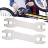 Stainless Steel Bike Hub Wrench 13/14/15/16/17/18/19/20MM Cycling Road Mountain Bicycle Hub Cone Adjuster Wrench Bicycle Repair Tools