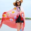 Spring/Summer New Women'S Silk Scarf 90 * 90cm Simulated Silk Twill Square Scarf Fashion Printed Large Square Scarf Professional Scarf