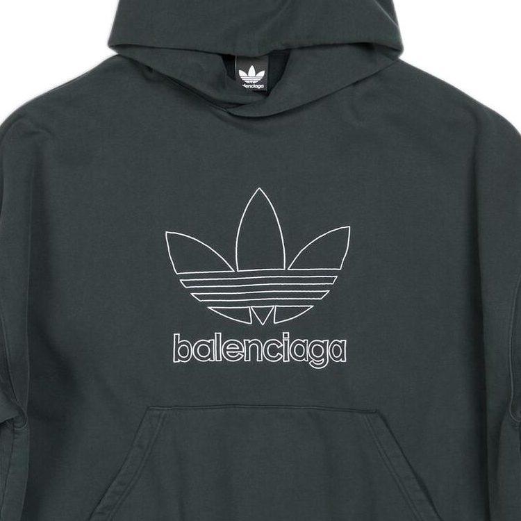 Balenciaga Толстовка Унисекс Темно-зеленая 712396TNVA93775