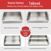 Huimaiyuan 316 SS Rectangular Commercial Hot Pot with Dividers