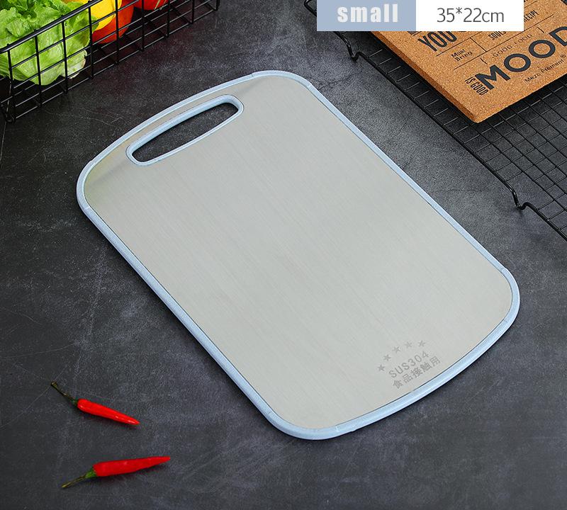 Разделочная доска из нержавеющей стали 304, устойчивая к плесени, для домашней кухни, панель для пищевых добавок, доска для нарезки фруктов, раскатывания теста и нарезки лапши