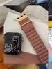 Магнитный кожаный ремешок для Apple Watch 44 45 49 мм 40 41 мм 42 38 мм 46 мм Металлический ремешок из нержавеющей стали для iwatch 8 7 SE 6 5 4 3 2 S10