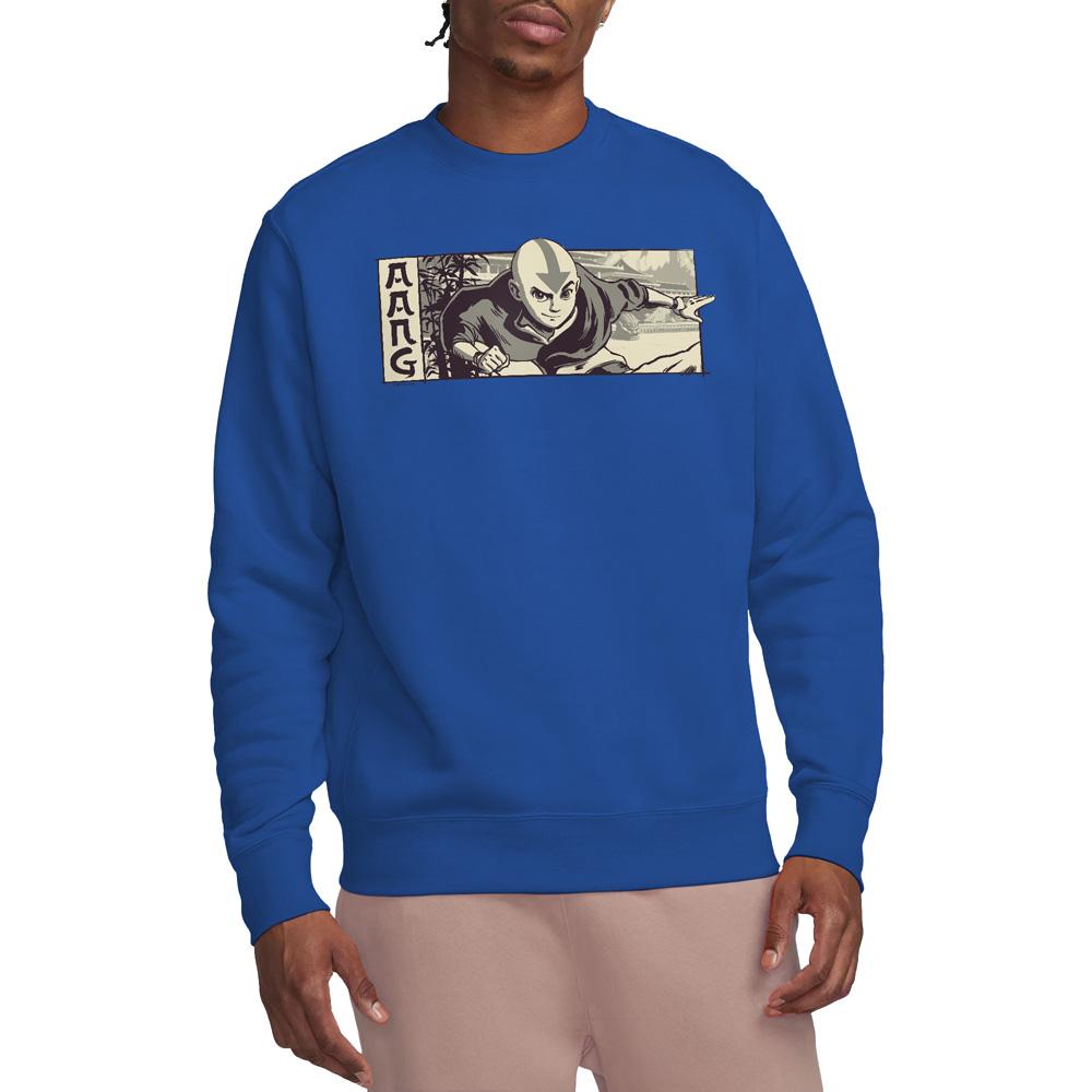 Avatar: The Last Airbender Unisex Adult Aang Illustrated Sweatshirt