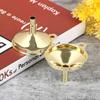 Gold/silver Oil Funnel Mirror Polishing Wine Funnel Mini Kitchen Funnels  Canning