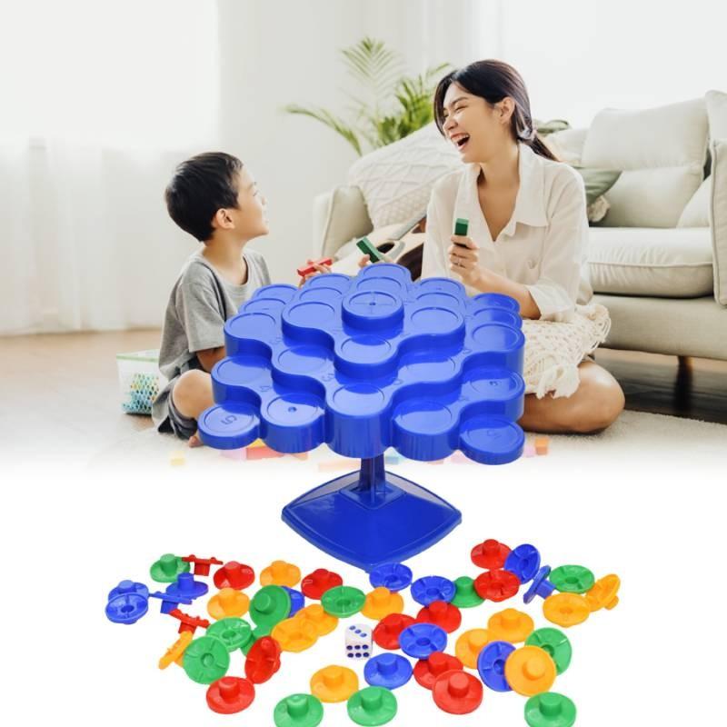 Colorful Stacking Balance Board For Family Fun Dual Player Educational Toy For Children