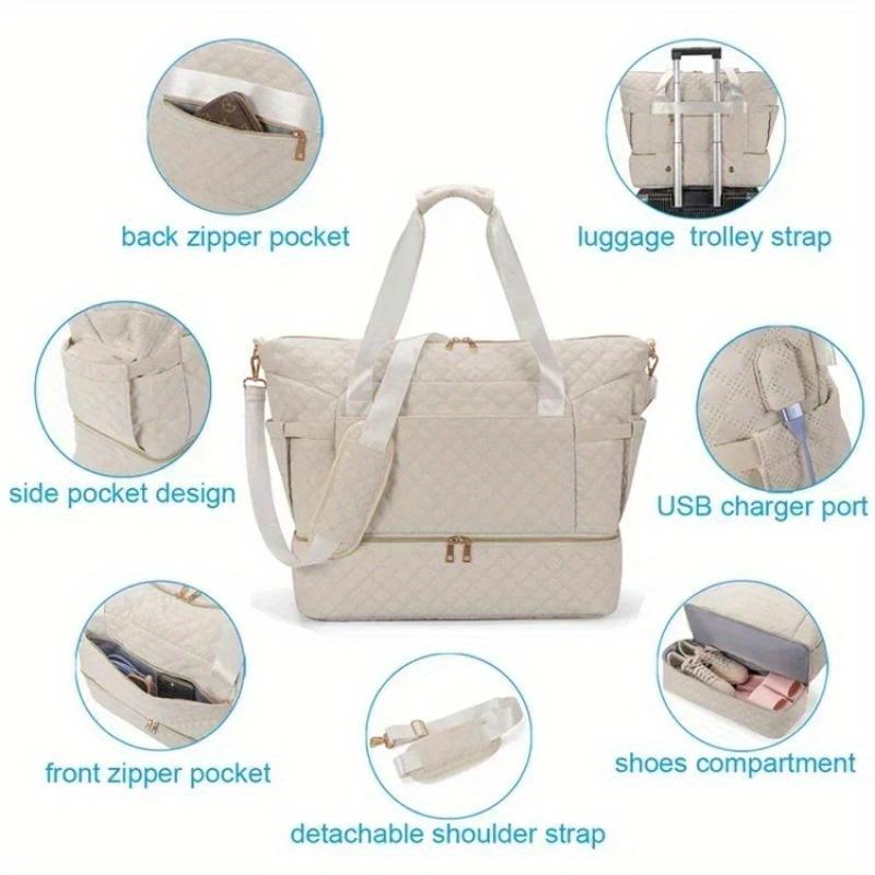 Mommy Bag Large Capacity Leisure Sports Diaper Bag Mother's Portable One Shoulder Travel Adjustable Trolley Luggage Bag Baby Bag