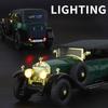 1/24 Rolls-Royce Phantom I Сплав Классическая Модель Роскошного Автомобиля Литой Металлический Игрушечный Ретро Старинные Автомобили Модель Автомобиля Звук и Свет Детский Подарок