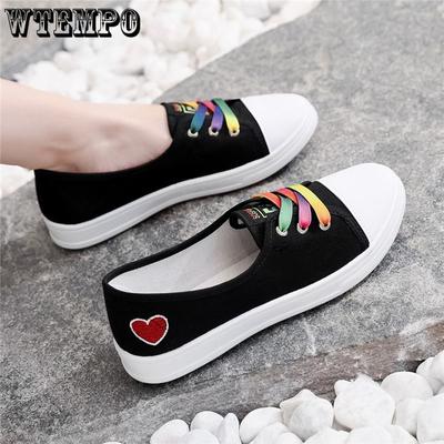 Женские повседневные туфли на плоской подошве со шнуровкой, осенние модные удобные женские парусиновые лоферы, вулканизированная обувь, женская обувь