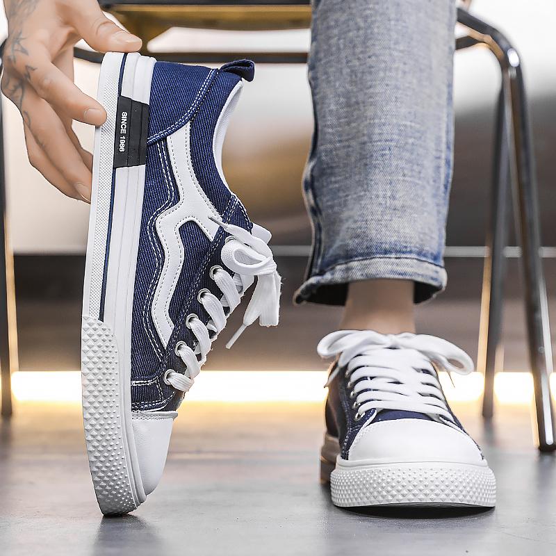2025 Мужские Повседневные Кроссовки на Платформе Шнуровка Тренировочные Кроссовки Студенческие Кроссовки Мужские Вулканизированные Туфли Теннисные Кроссовки