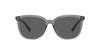 Coach Sunglasses HC8338U Dark Gray Size 55 Transparent/Gray Lenses,