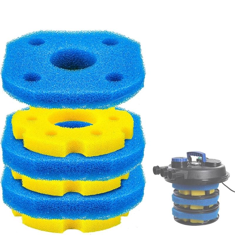 Многоцелевой сменный губчатый фильтрующий материал для фильтра CPF-250 CPF-180, фильтрующий материал для напорного прудового фильтра, прост в использовании