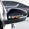 VMAD6 Car Sticker 2PCS Car Rearview Mirror Reflective Decals Waterproof Safety Warning Stickers Accessories For Skoda Octavia A5 A7 RS