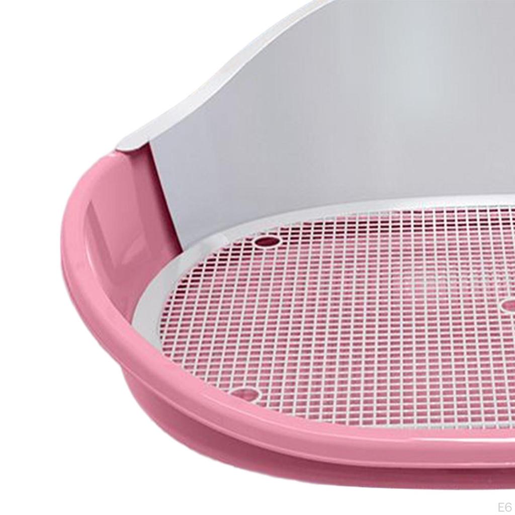 Dog Toilet Pee Pad with Urinary Column Bedpan Potty Trainer Keep Paws and Floors Clean