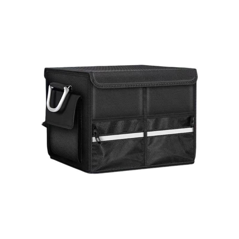 Складной автомобильный контейнер для хранения большой вместимости с несколькими отделениями, органайзеры для багажника автомобиля для организации задней части автомобиля