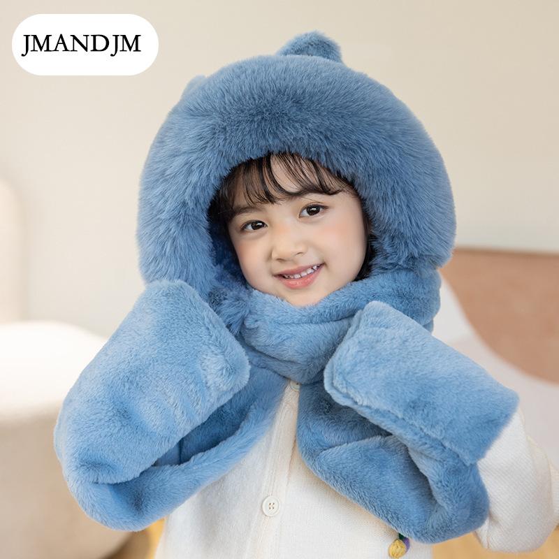 Зимние мужские и женские шапки, шарфы и перчатки, встроенная шапка-свитер, флисовые теплые наушники, вязаная шерстяная шапка