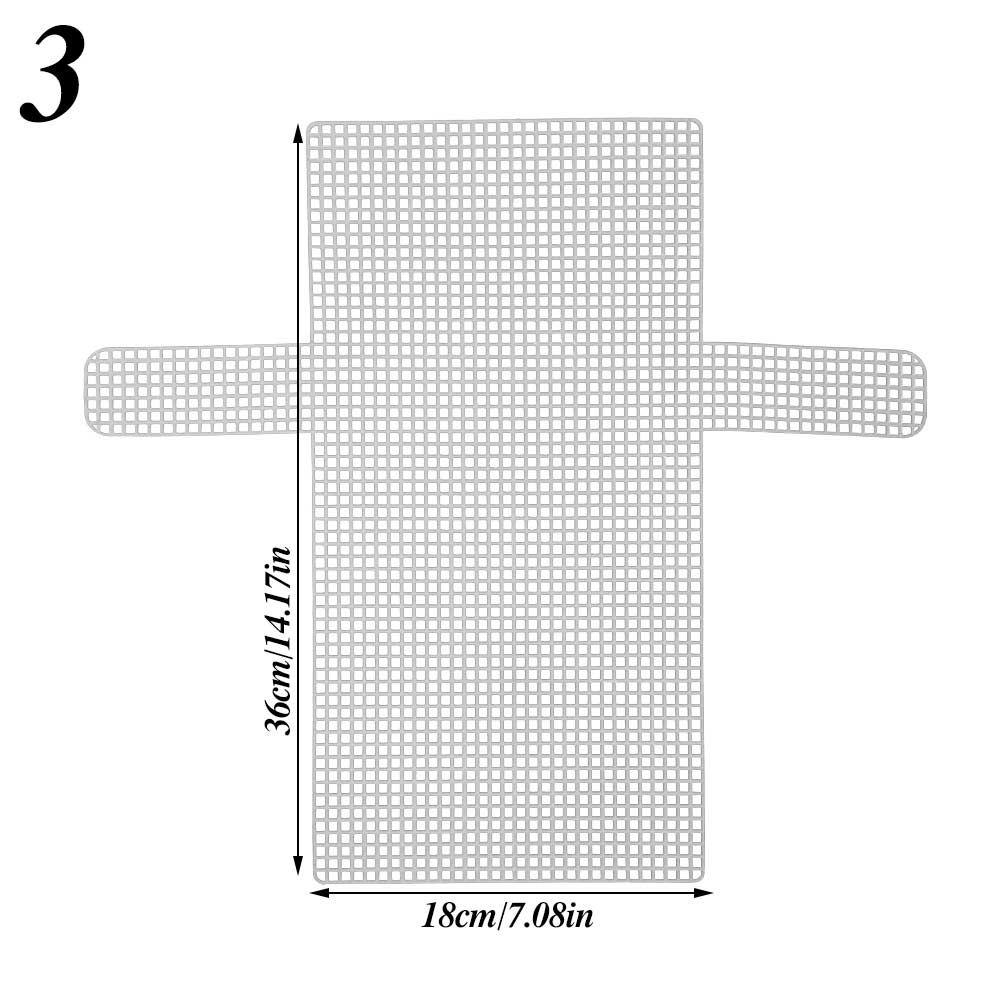 Variety Accessories Assistant Woven Material Knitted Piece Grid Plate for Weaving Bags