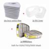 6001/6002/6004 Cartridge Box 5N11 Cotton Filters Sets For 3m 6200/7502/6800 Dust Gas Mask Respirator Chemical Painting Spraying