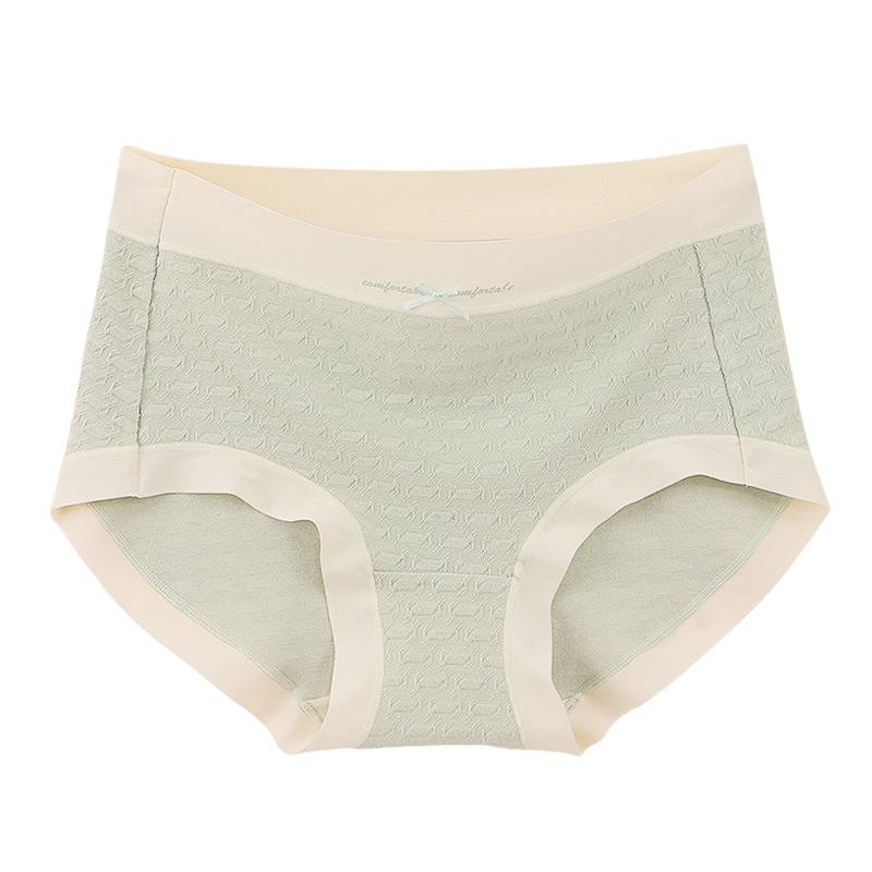 Женские трусы из хлопка 5А, антибактериальное нижнее белье, сексуальные бесшовные трусики со средней высокой талией