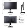 Мышь монитор компьютера дисплей iiyama 27 дюймов Full HD IPS метод 100 Гц HDMI DisplayPort USB-хаб Регулировка высоты Регулировка угла Поворот по вертикали