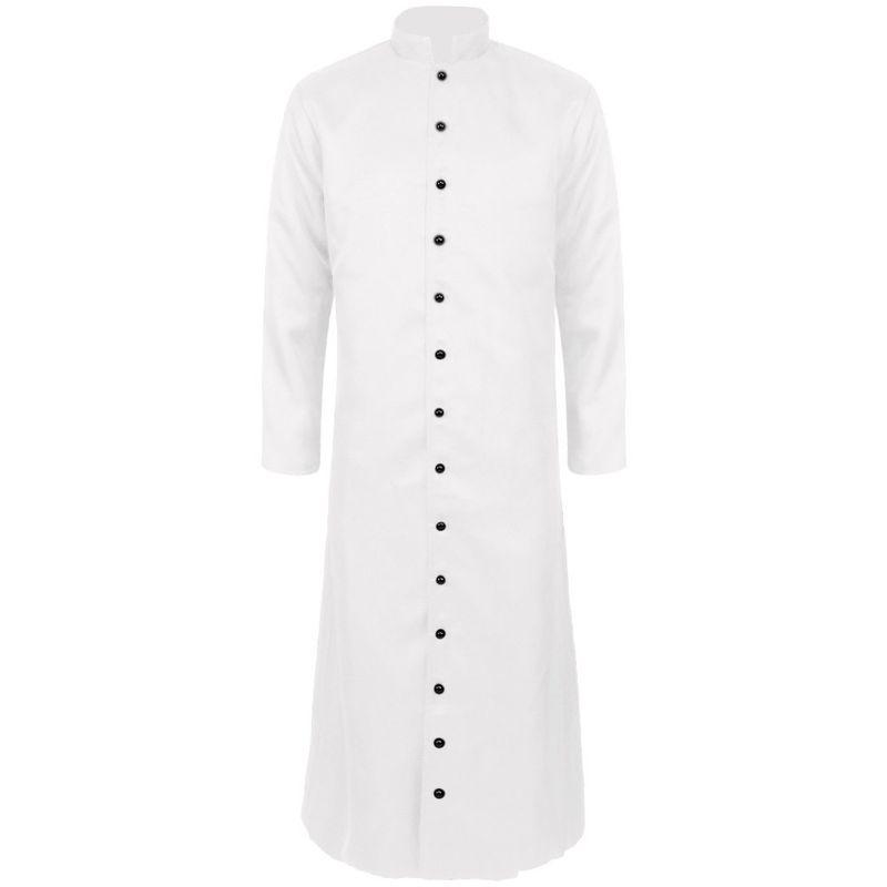 Amazon Halloween Priest Costume Godfather Cosplay Costume Medieval 5-Color Priest Role-Playing Cosplay Outfit
