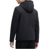 Fila Solid Color Hooded Casual Knit Jacket Men Jackets Black F11M342501F-BK