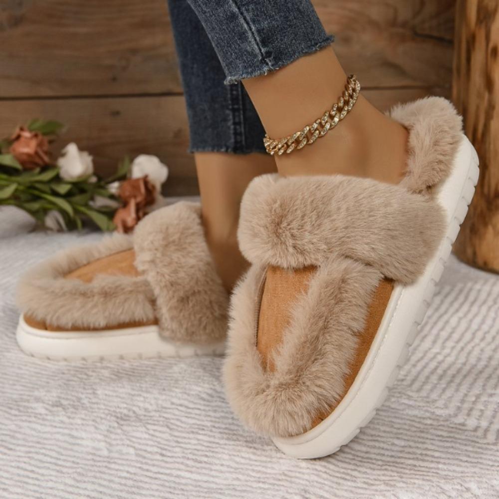 Модные женские зимние тапочки, женские теплые плюшевые тапочки для дома и улицы, женские новые повседневные удобные домашние тапочки, размеры 36-45