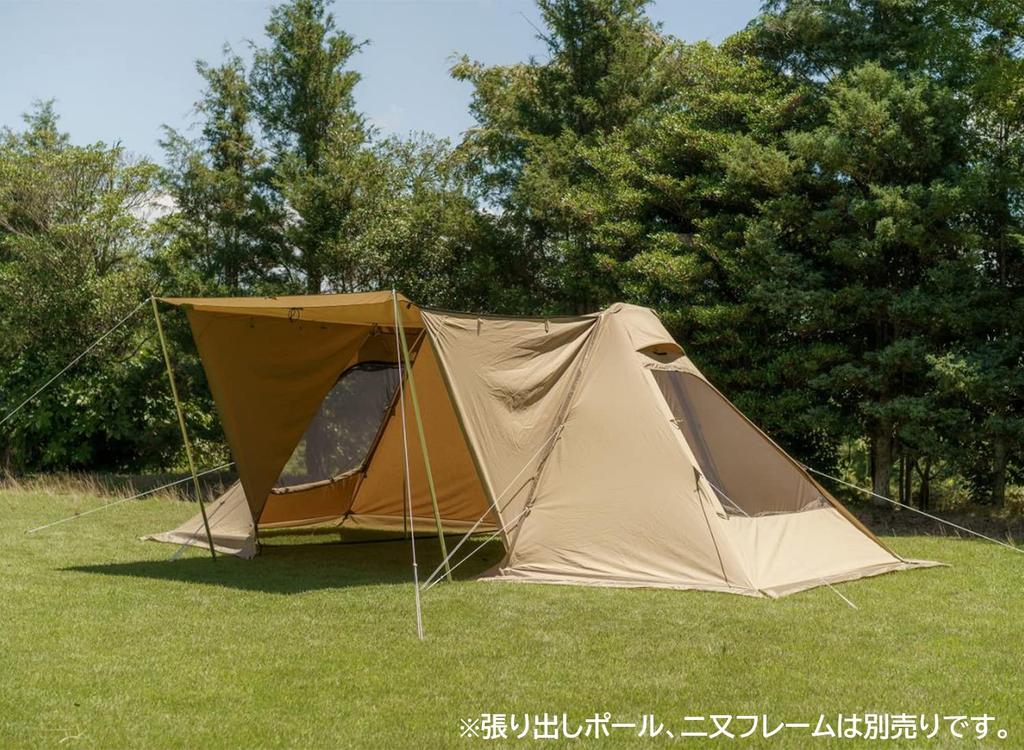 ogawa Кемпинговая палатка на шесте Twin Cresta 2 3348 Sand Beige T/C [для людей]