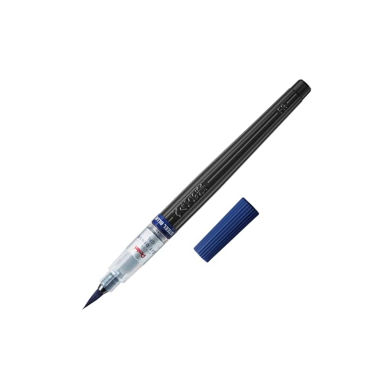 Кисть-перо Pentel Art Brush XGFL-117 Стальной синий