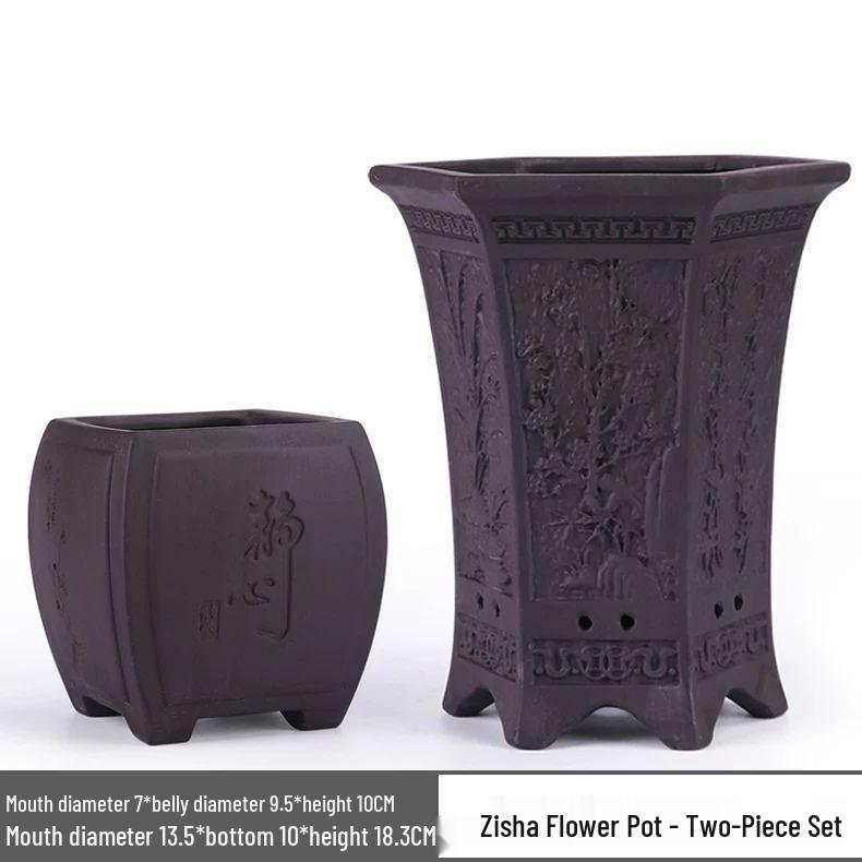 Орхидея Большой Керамический Горшок-Скала - Дышащий, Креативный Дизайн для Дома или Офиса