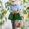 Garden Apron Pouch Picking Bag with Quick Release Pocket Waterproof Kitchen Washable Gardener