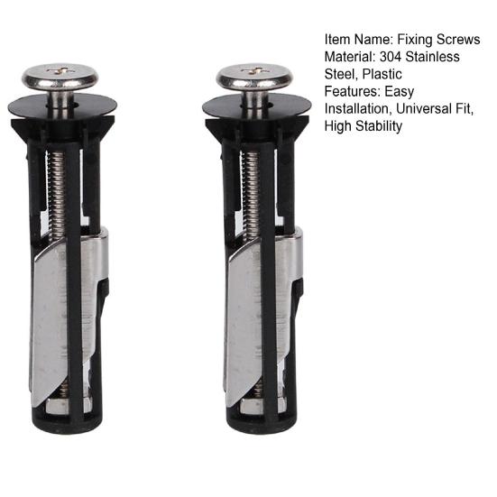 2/4/6/8/10 шт. Комплект болтов для сиденья унитаза из нержавеющей стали, универсальный комплект для замены винтов для сиденья унитаза, комплект сверхпрочных болтов для крепления сиденья унитаза