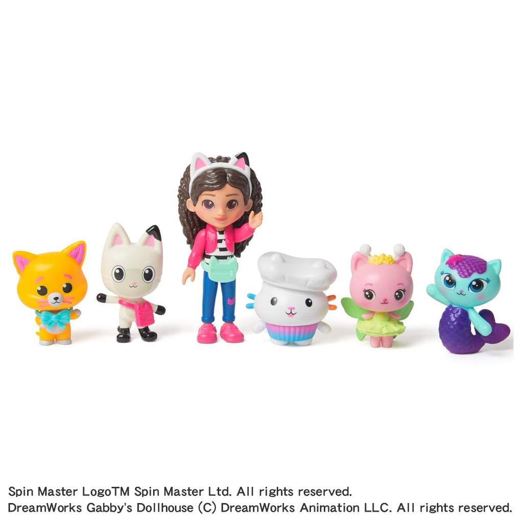 Takara Tomy Dollhouse The Movie Nyanventure Crew Figure Set Gabby's