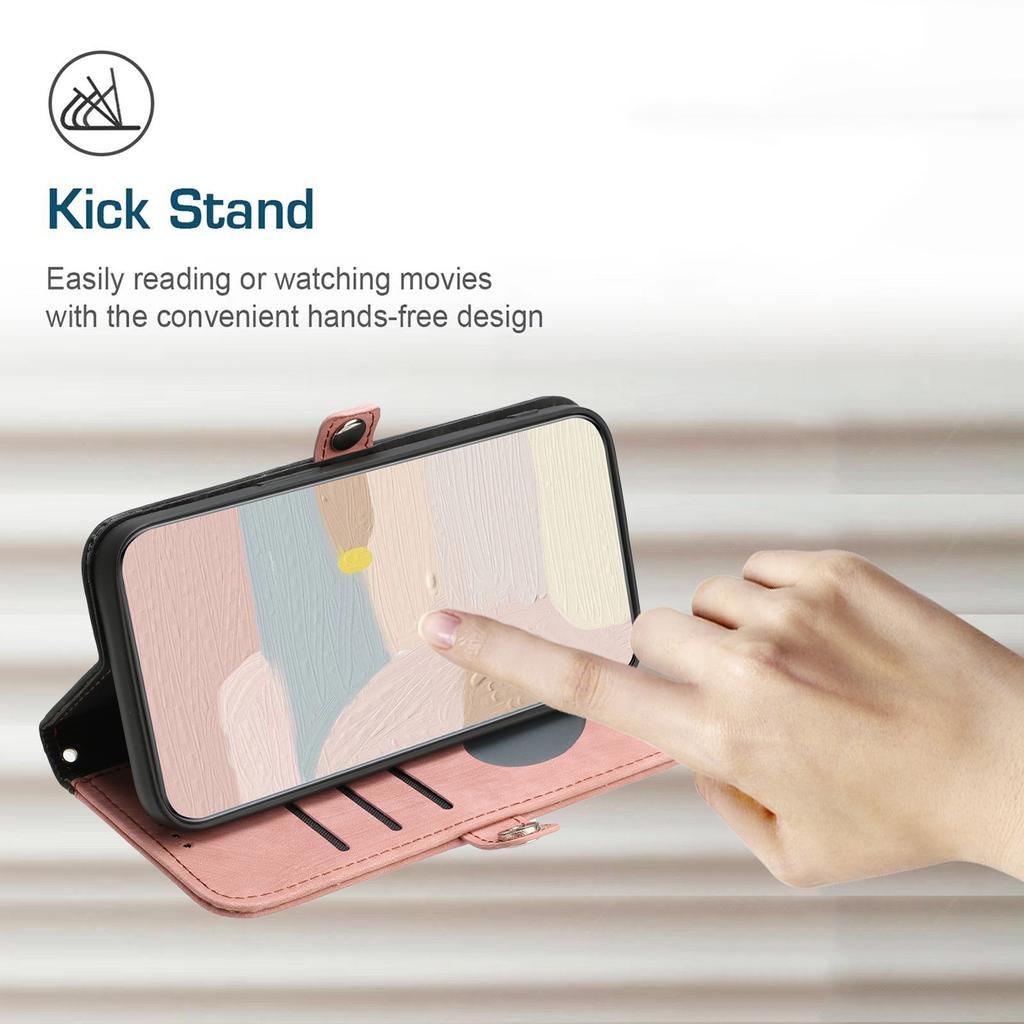 Двойной кожаный чехол с боковой пряжкой, кошелек, сумка для карт, чехол для телефона для Huaiwei P20, P30, P40, P50, Honor 50, Honor 60, Honor 70, Honor 90, X6, X7, X8...