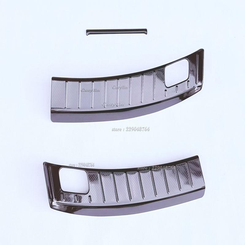 For Mazda CX-70 CX80 cx90 2024 2025 Accessories Car Inner Rear Bumper Guard Plate Cover Trim Stainless Steel Trunk Inner Guard