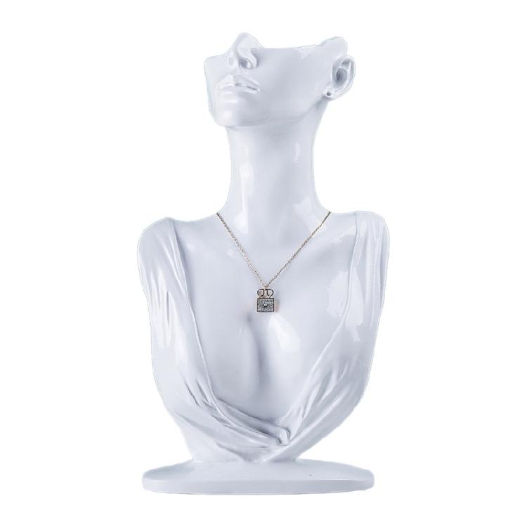 Модный стенд для демонстрации ожерелий в форме манекена, держатель для ювелирных изделий для выставочных залов