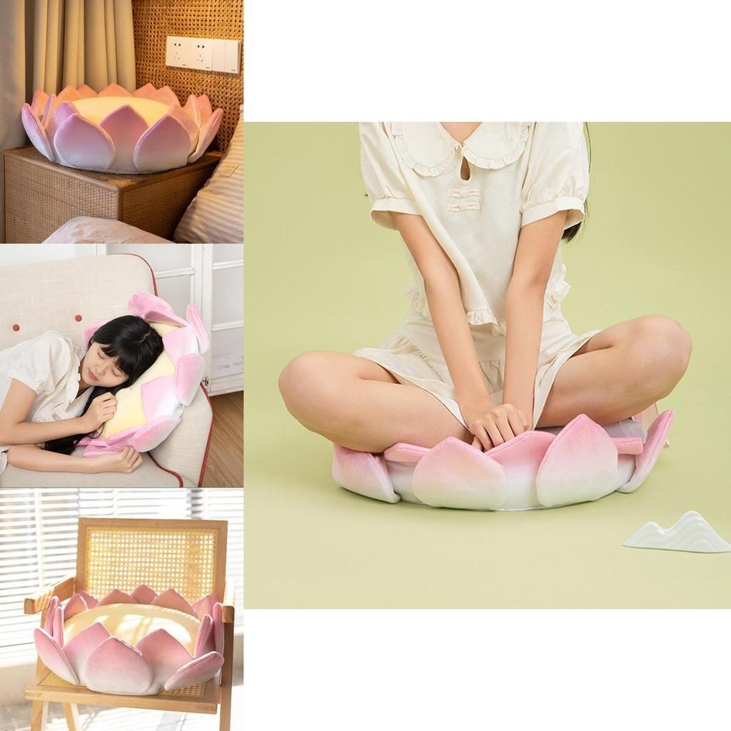 Plush Lotus Throne Cushion For Meditation And Yoga