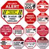 No Trespassing Octagon Metal Tin Signs Warning Reflective Signs Rust Free Aluminum UV Protected and Waterproof 12 X 12 Inches