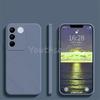 Для vivo V27 Pro Чехол Силиконовый Жидкий Оригинальный Чехол vivo V27 Pro V27e Чехол TPU Защитный Чехол vivo V27 Pro Чехол